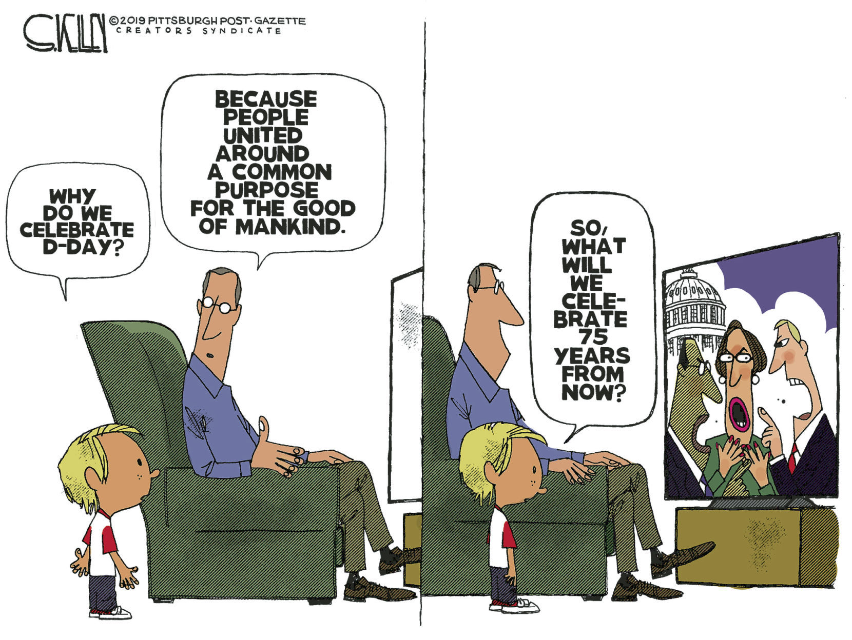 Sunday cartoon